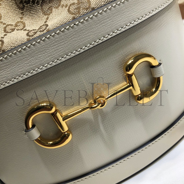 G*u*i 1955 horsebit bucket bag 602118 (25*22*12cm)